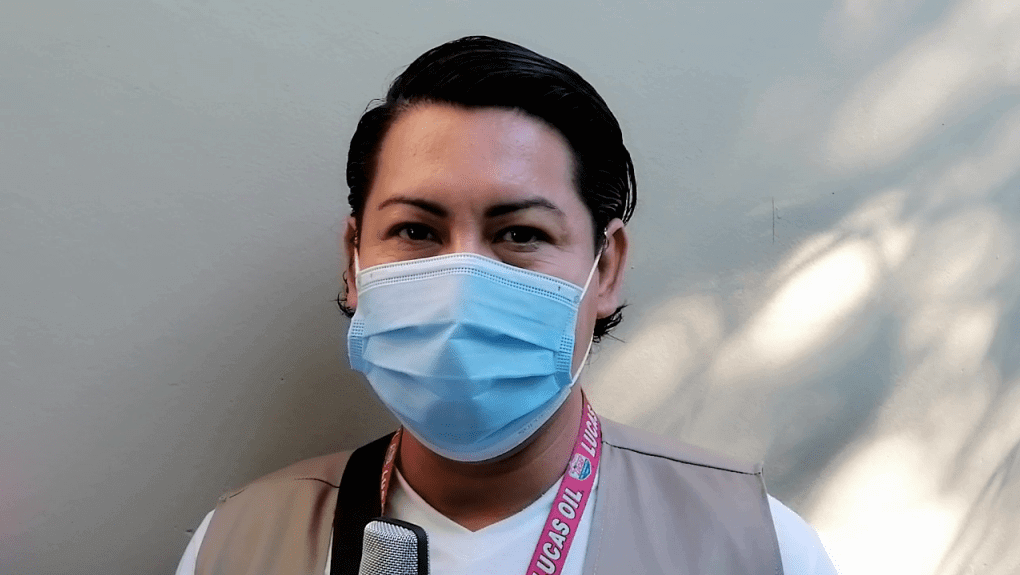  Valery fue observadora en el centro de votación de la escuela Toribio Bustillo, en Comayagüela 